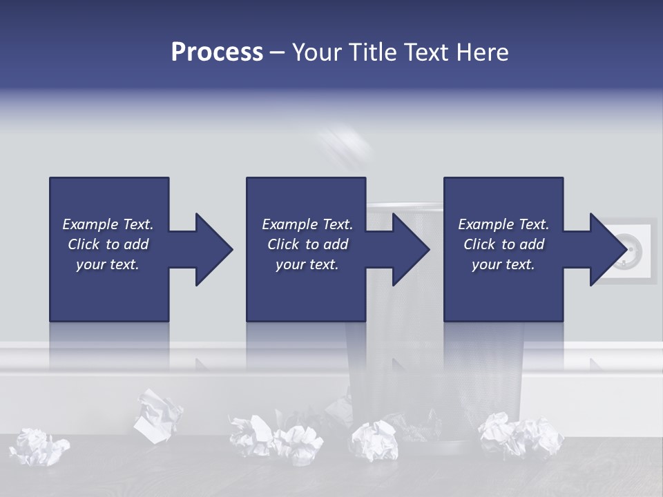 Sparse Writing Paperwork PowerPoint Template