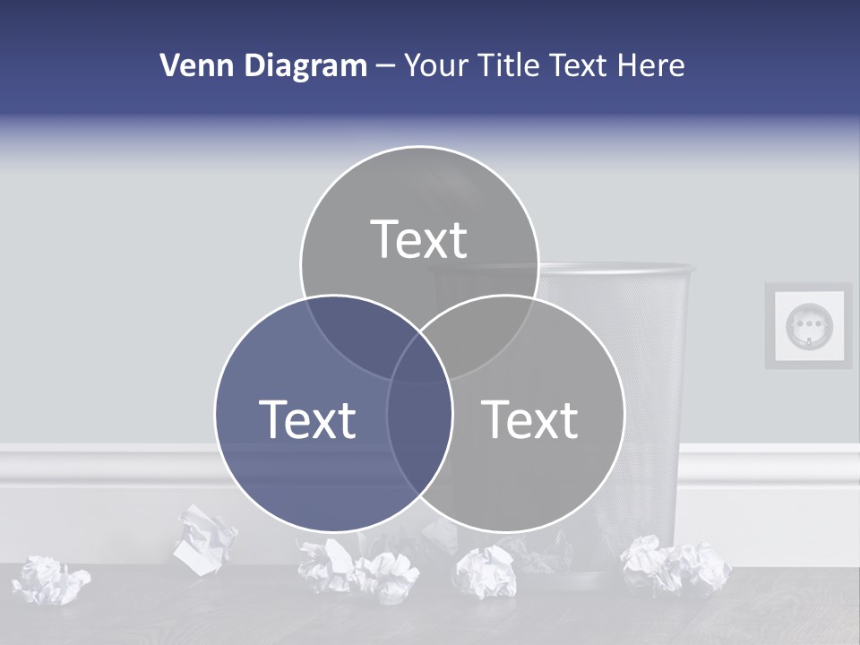 Sparse Writing Paperwork PowerPoint Template