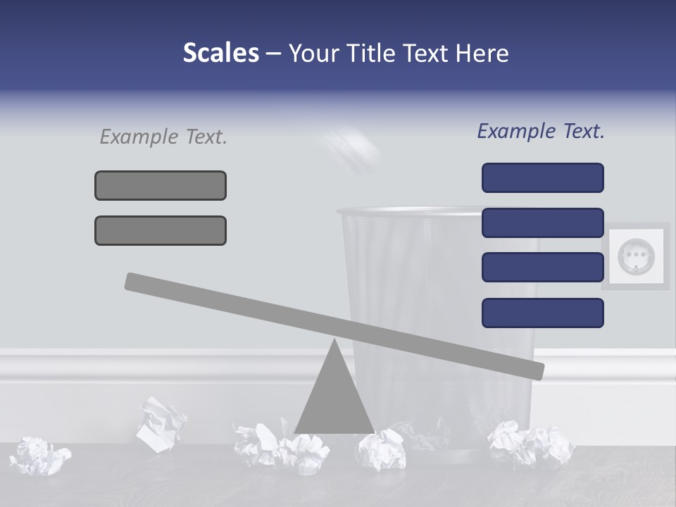 Sparse Writing Paperwork PowerPoint Template