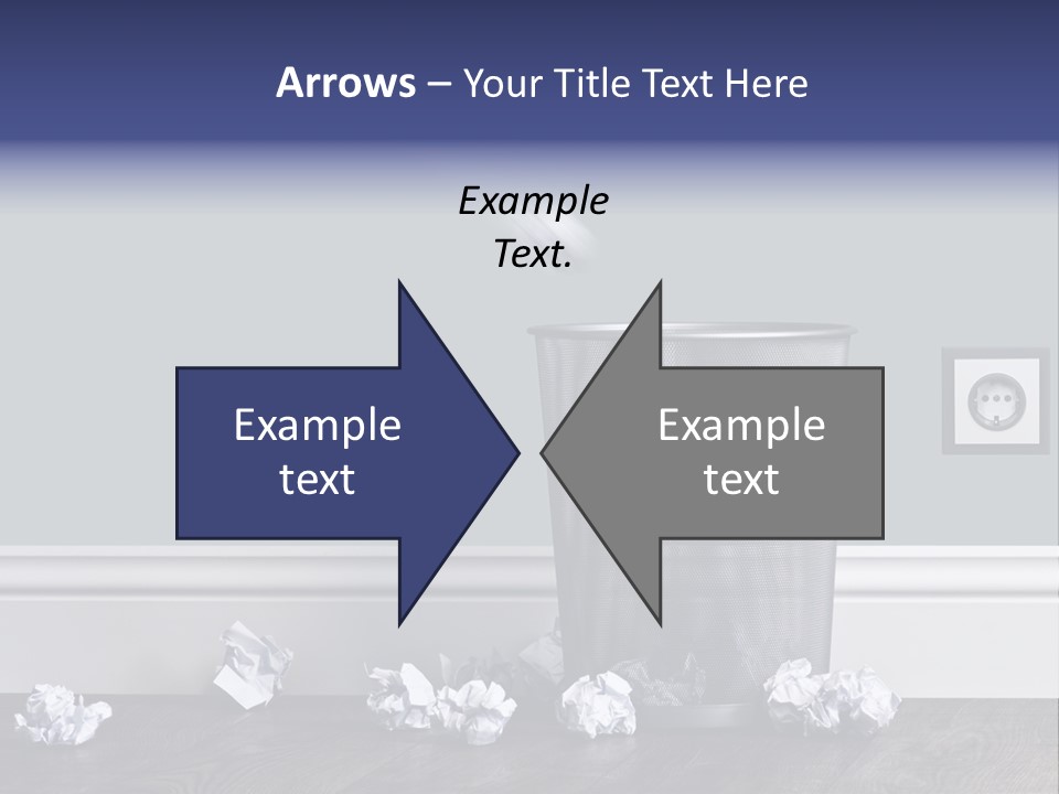 Sparse Writing Paperwork PowerPoint Template