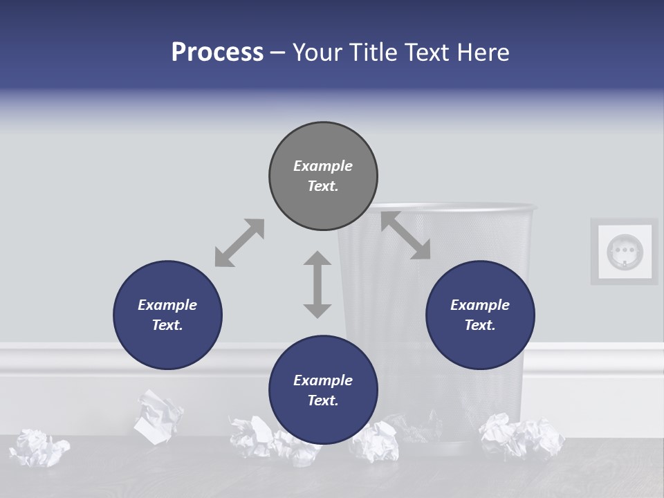 Sparse Writing Paperwork PowerPoint Template