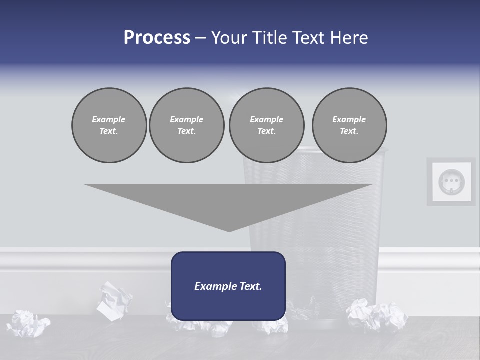 Sparse Writing Paperwork PowerPoint Template