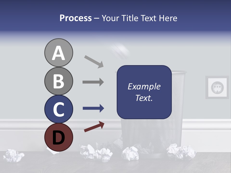 Sparse Writing Paperwork PowerPoint Template