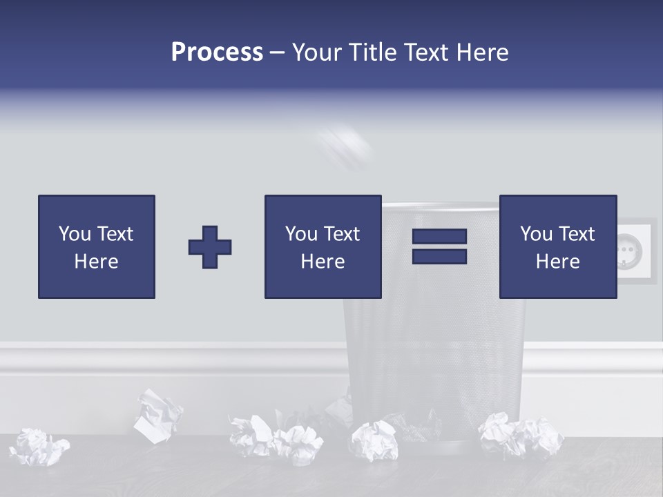 Sparse Writing Paperwork PowerPoint Template