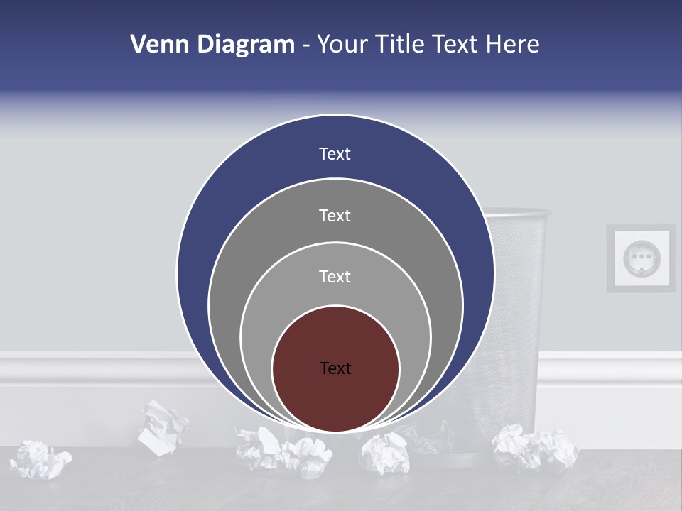 Sparse Writing Paperwork PowerPoint Template