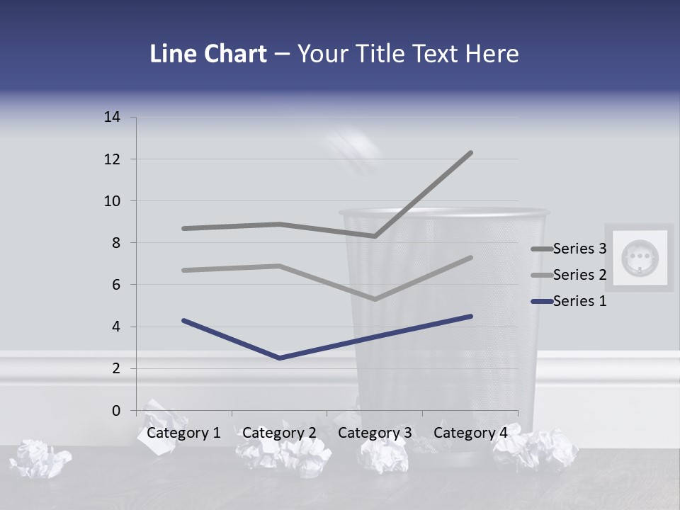 Sparse Writing Paperwork PowerPoint Template