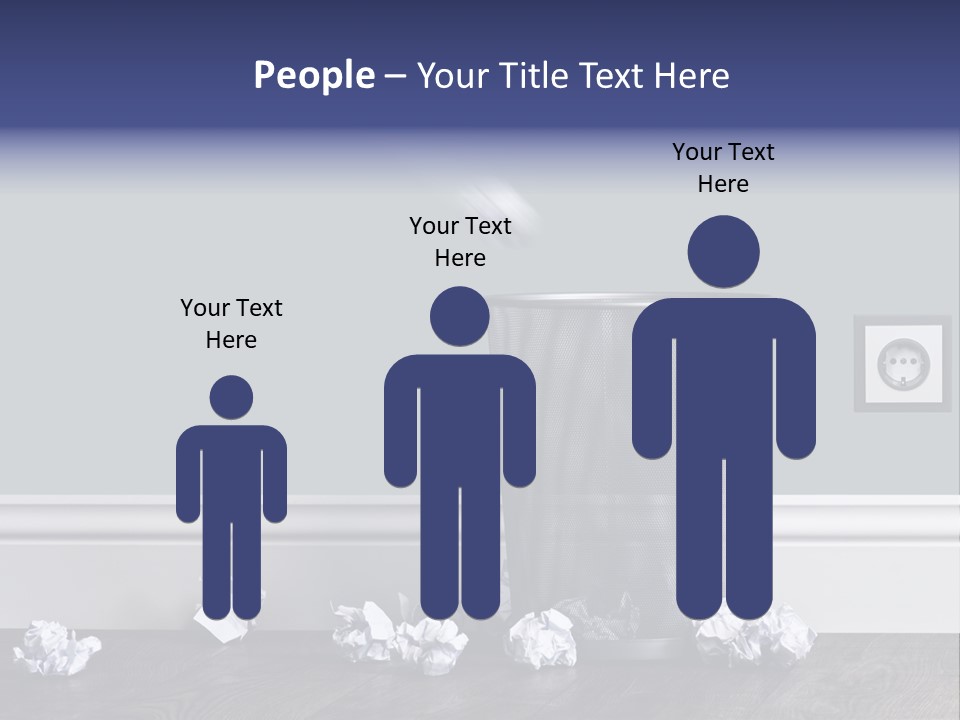 Sparse Writing Paperwork PowerPoint Template