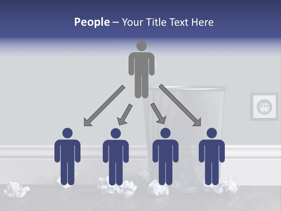 Sparse Writing Paperwork PowerPoint Template