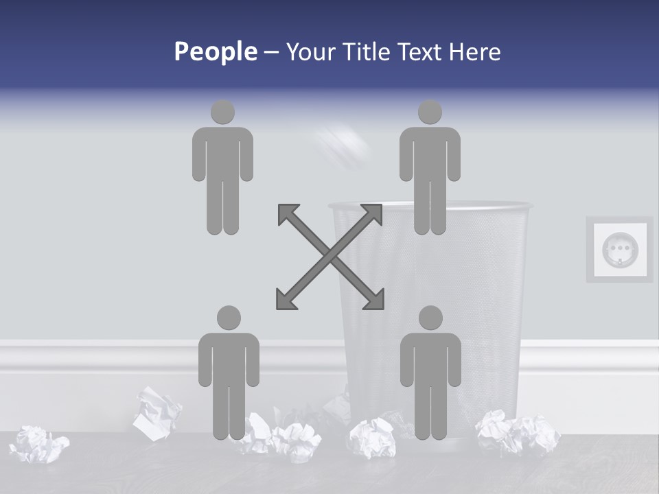 Sparse Writing Paperwork PowerPoint Template