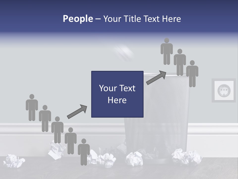 Sparse Writing Paperwork PowerPoint Template