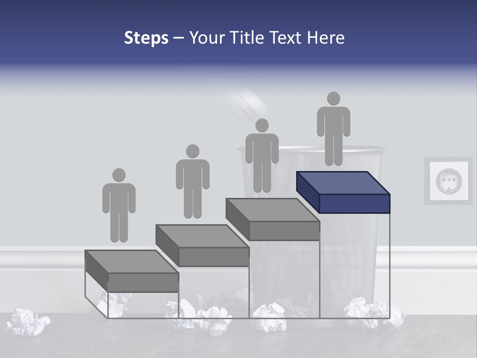 Sparse Writing Paperwork PowerPoint Template