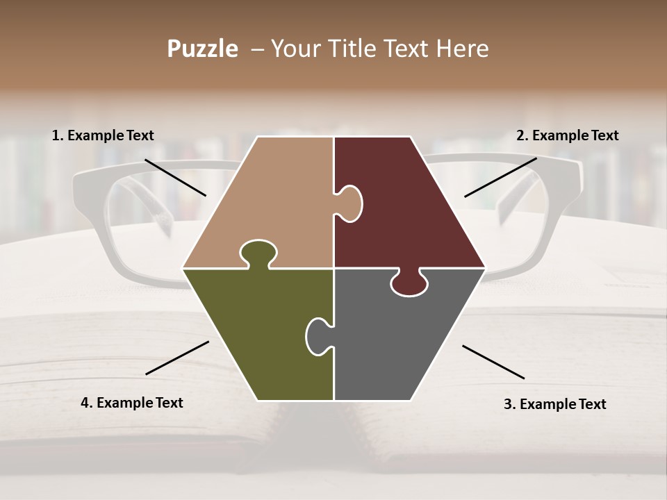 Research Library School PowerPoint Template