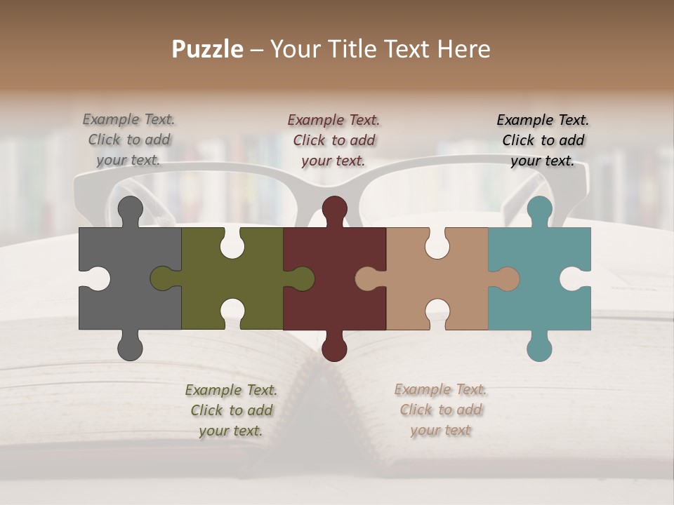 Research Library School PowerPoint Template