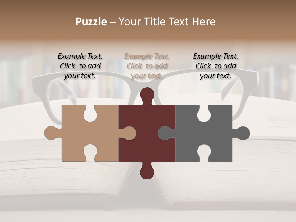 Research Library School PowerPoint Template