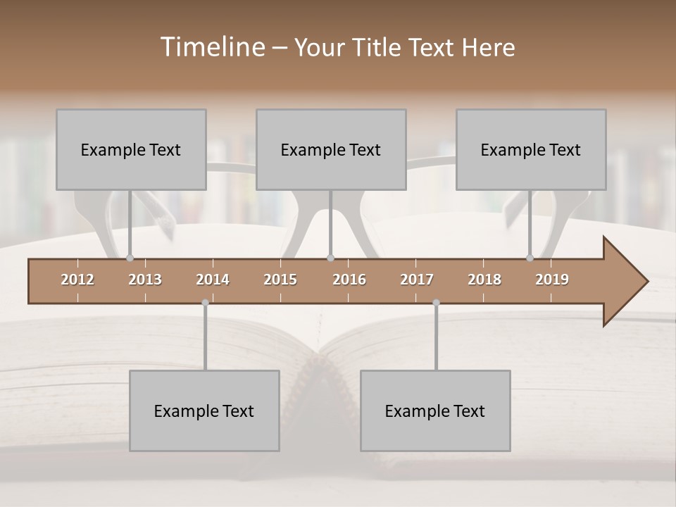 Research Library School PowerPoint Template