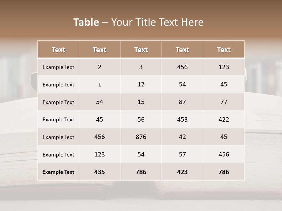 Research Library School PowerPoint Template