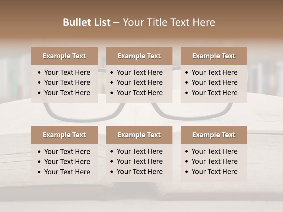 Research Library School PowerPoint Template