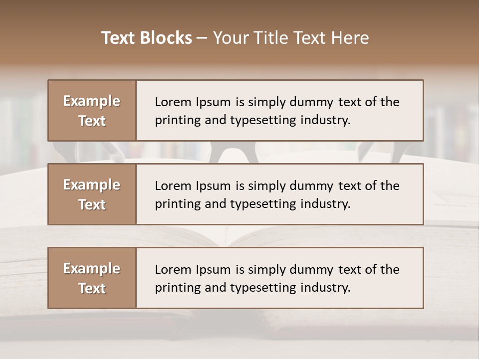 Research Library School PowerPoint Template