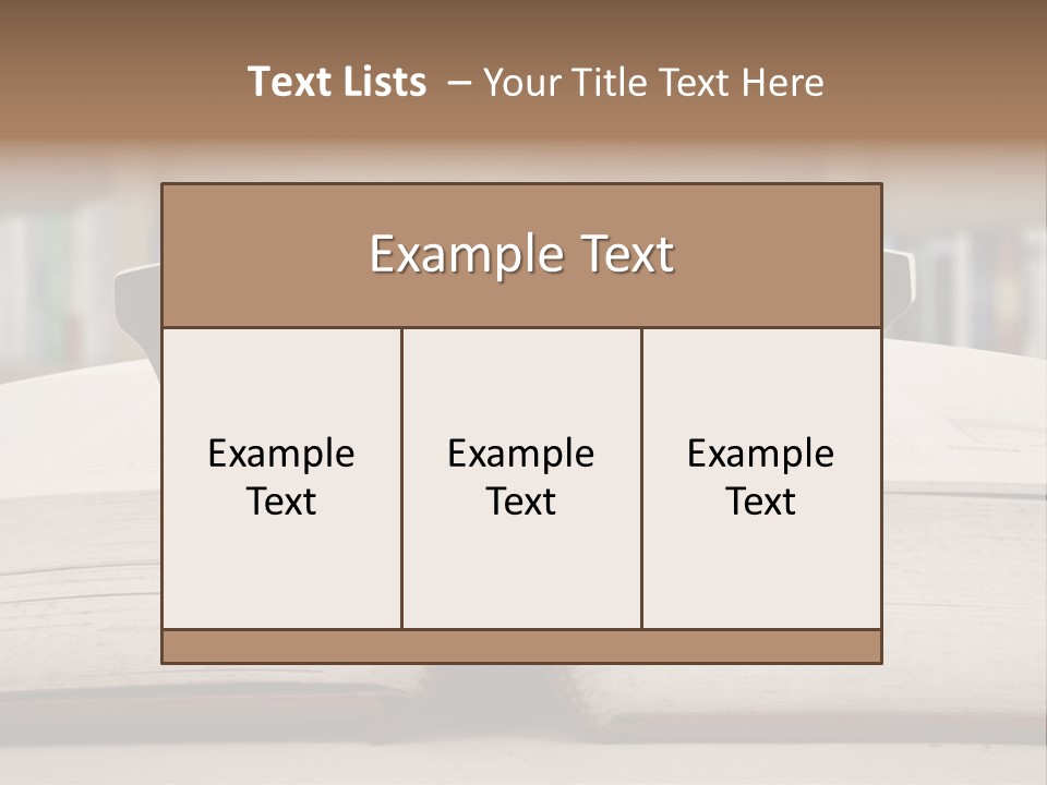 Research Library School PowerPoint Template