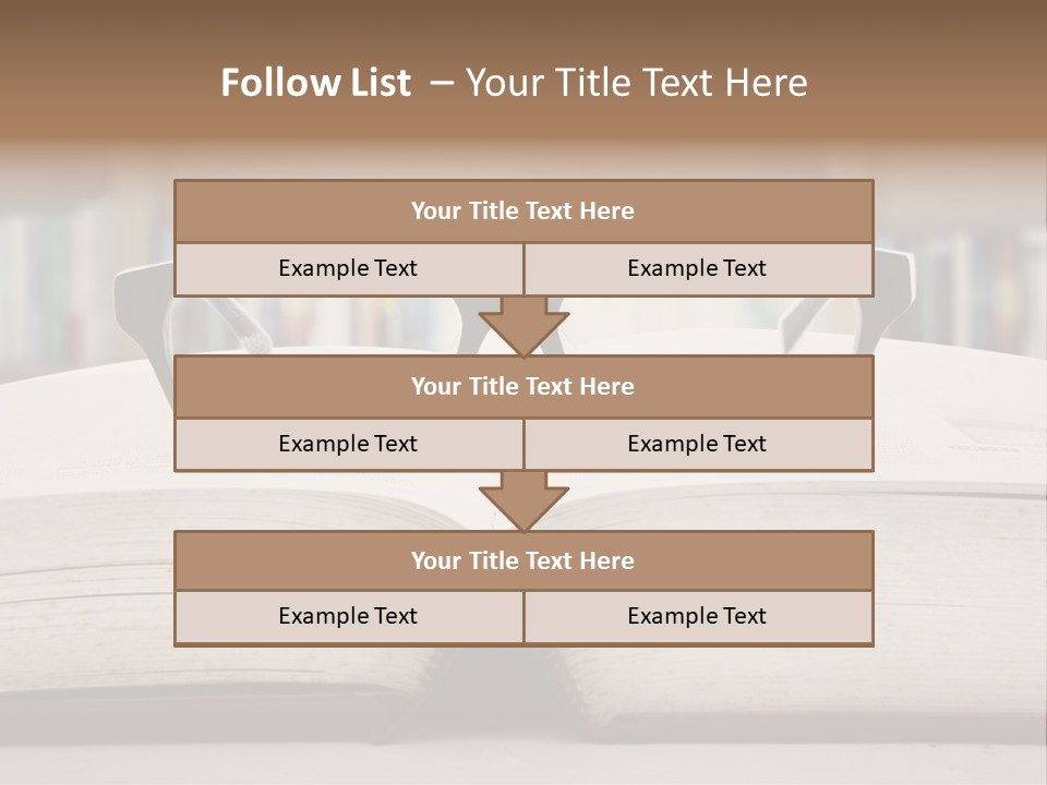Research Library School PowerPoint Template