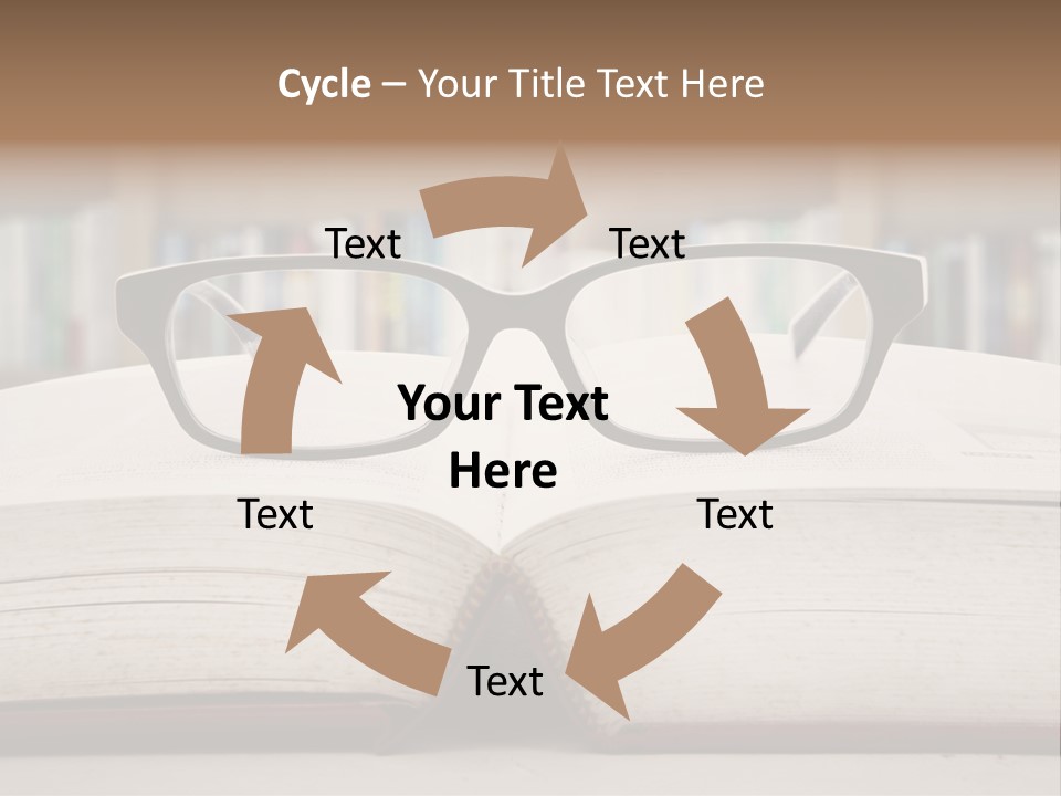 Research Library School PowerPoint Template