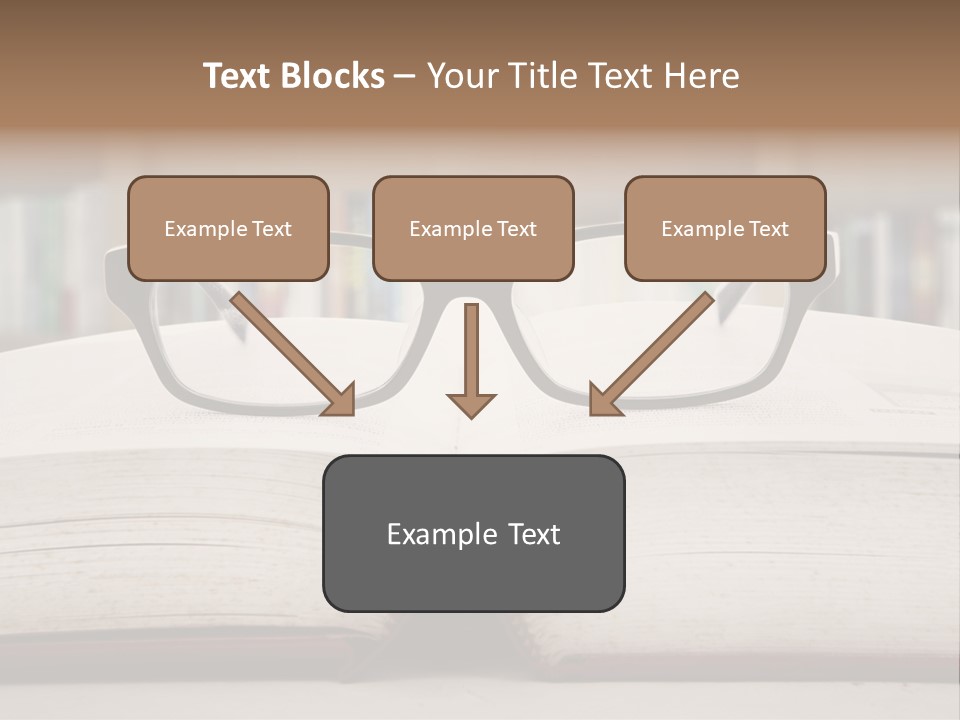 Research Library School PowerPoint Template