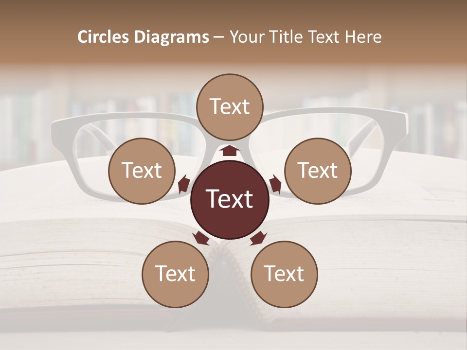 Research Library School PowerPoint Template