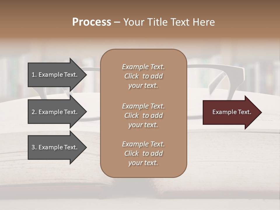 Research Library School PowerPoint Template