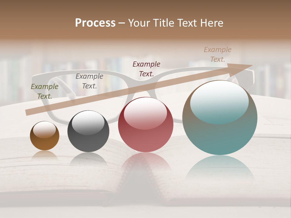 Research Library School PowerPoint Template