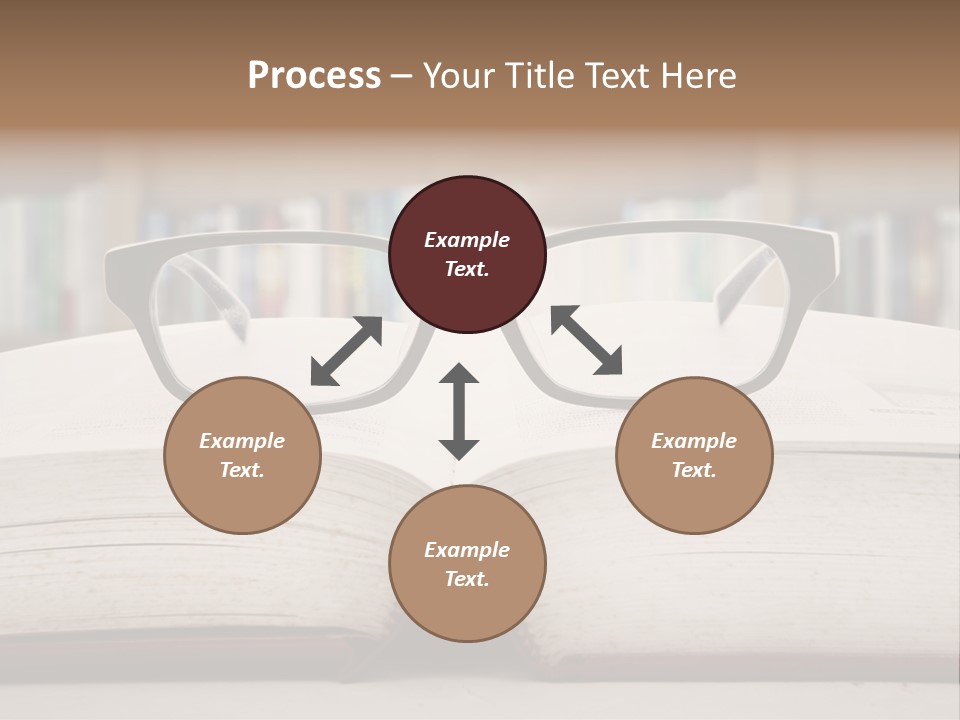 Research Library School PowerPoint Template