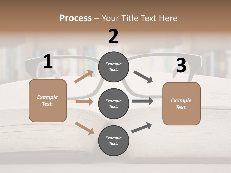 Research Library School PowerPoint Template