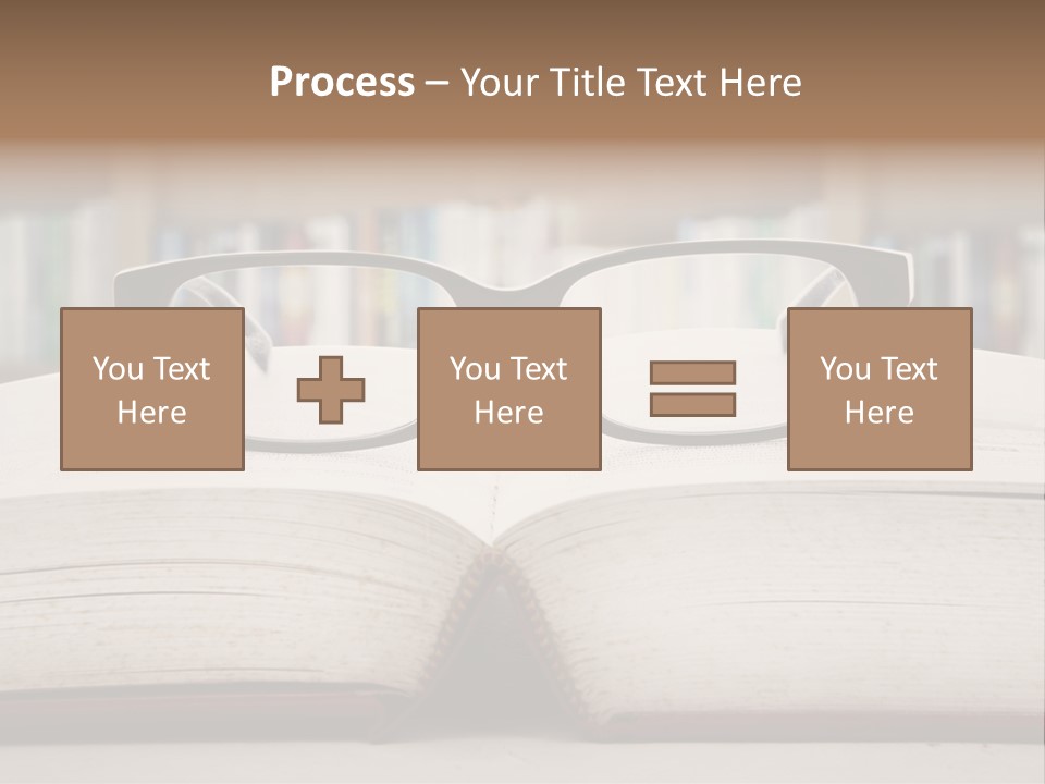 Research Library School PowerPoint Template