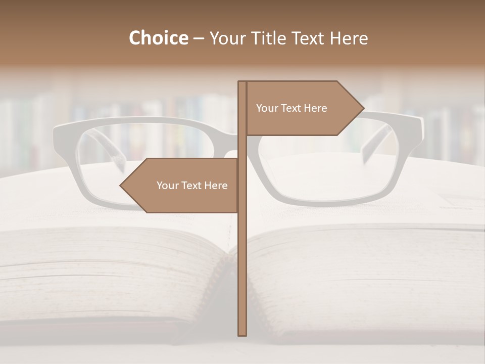 Research Library School PowerPoint Template