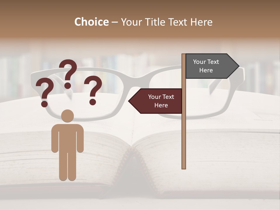 Research Library School PowerPoint Template