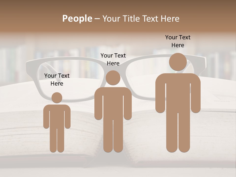 Research Library School PowerPoint Template