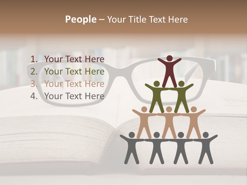 Research Library School PowerPoint Template