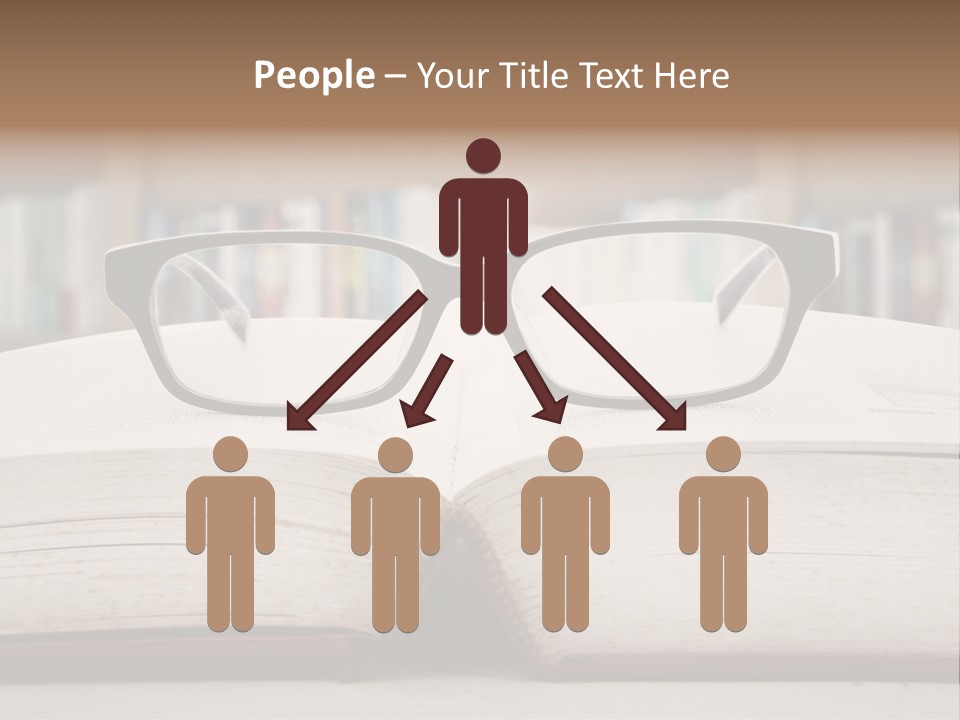 Research Library School PowerPoint Template