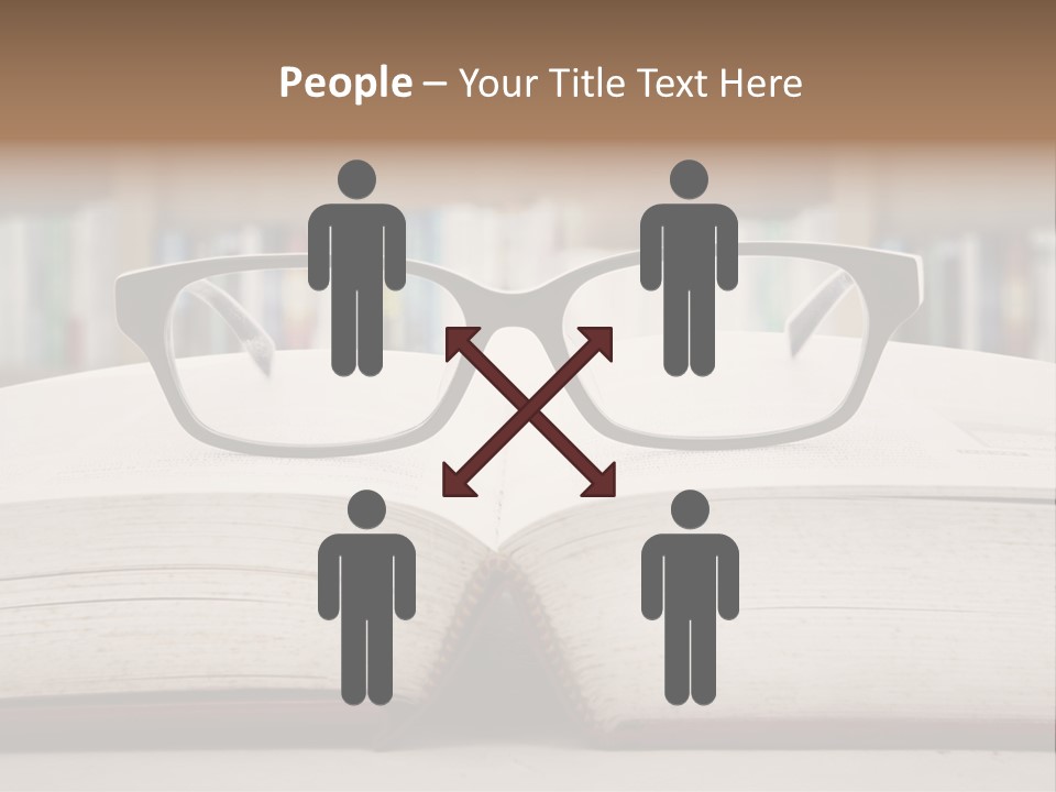 Research Library School PowerPoint Template