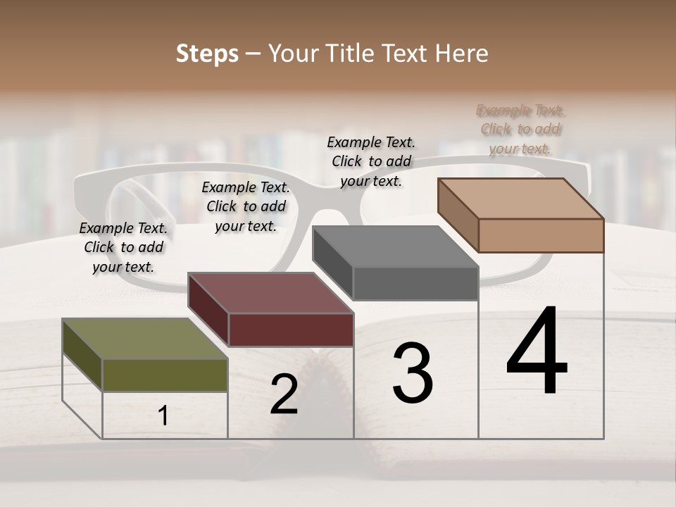 Research Library School PowerPoint Template