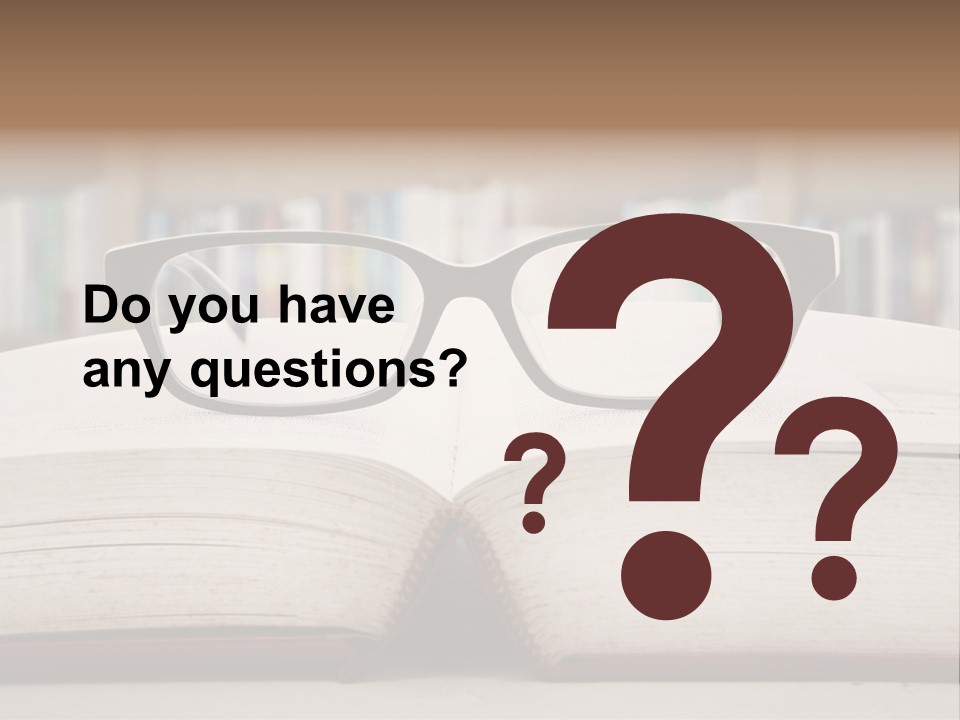 Research Library School PowerPoint Template