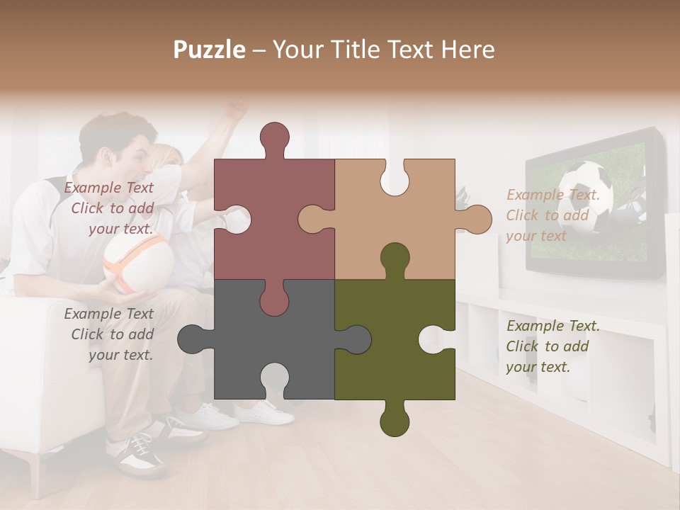 Mother Togetherness Couch PowerPoint Template