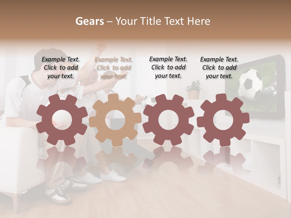 Mother Togetherness Couch PowerPoint Template