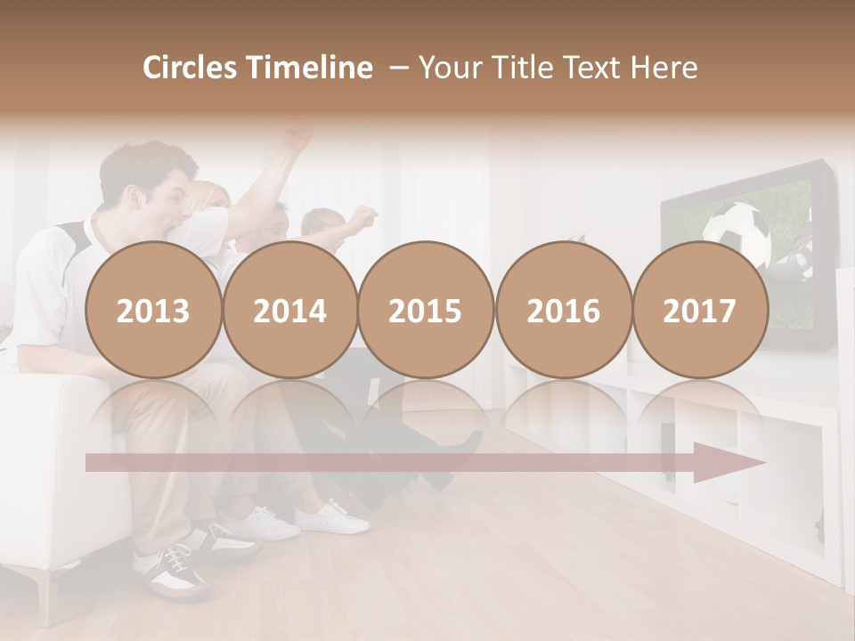 Mother Togetherness Couch PowerPoint Template