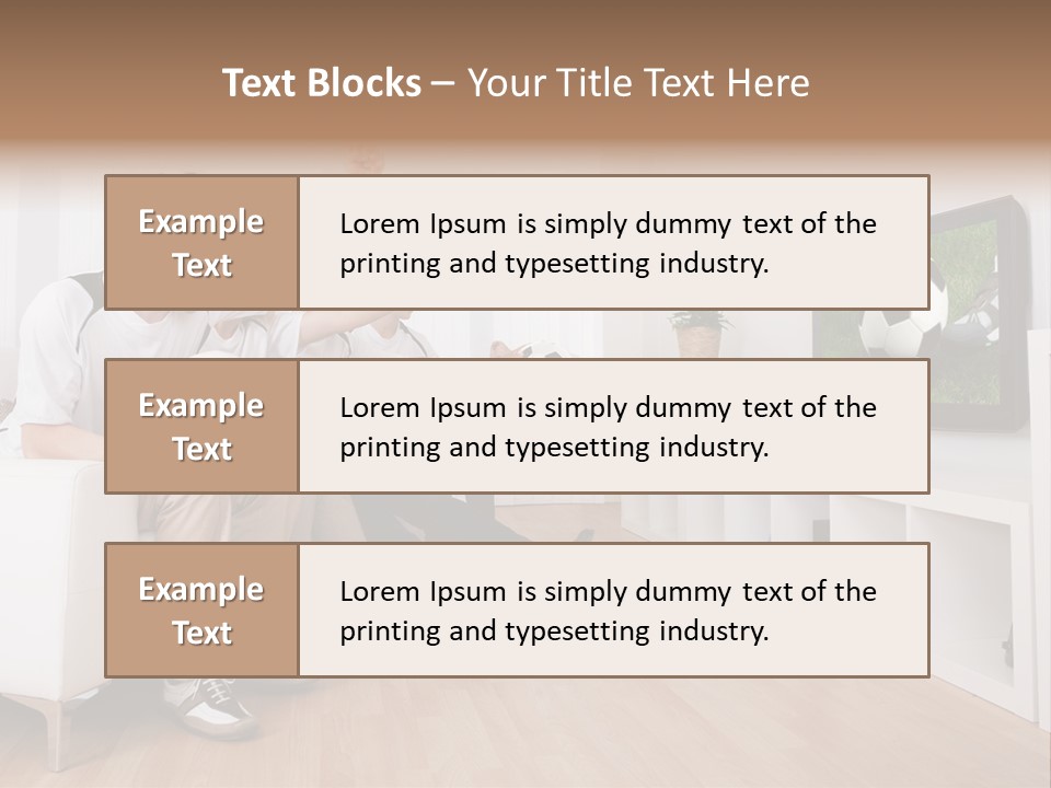 Mother Togetherness Couch PowerPoint Template