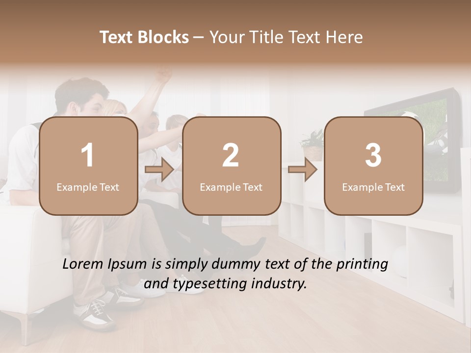 Mother Togetherness Couch PowerPoint Template