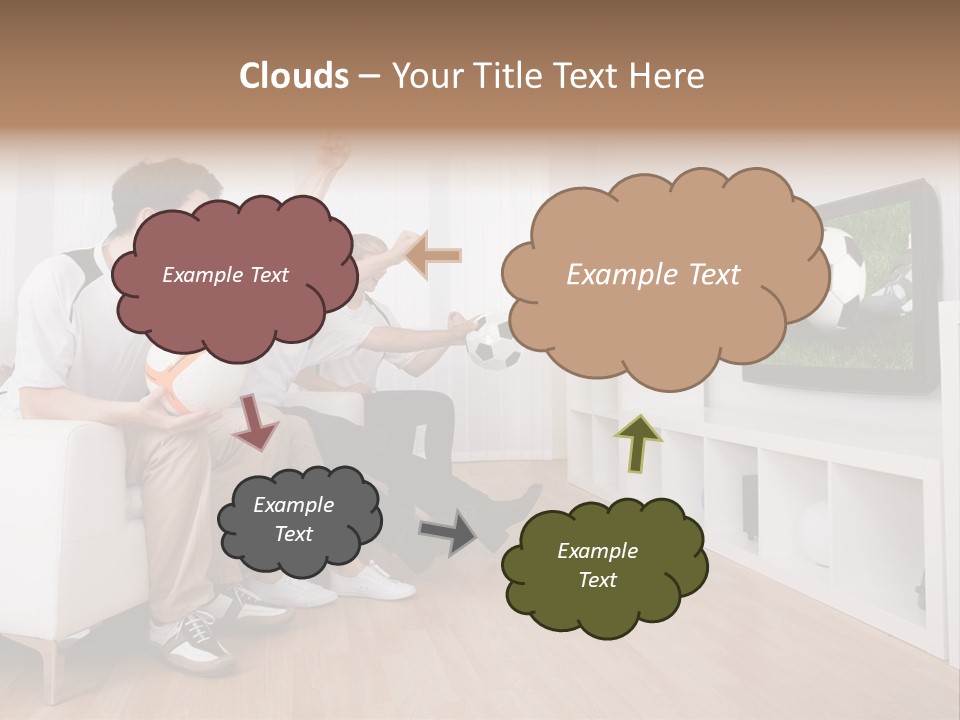 Mother Togetherness Couch PowerPoint Template
