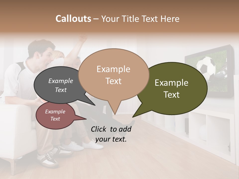 Mother Togetherness Couch PowerPoint Template