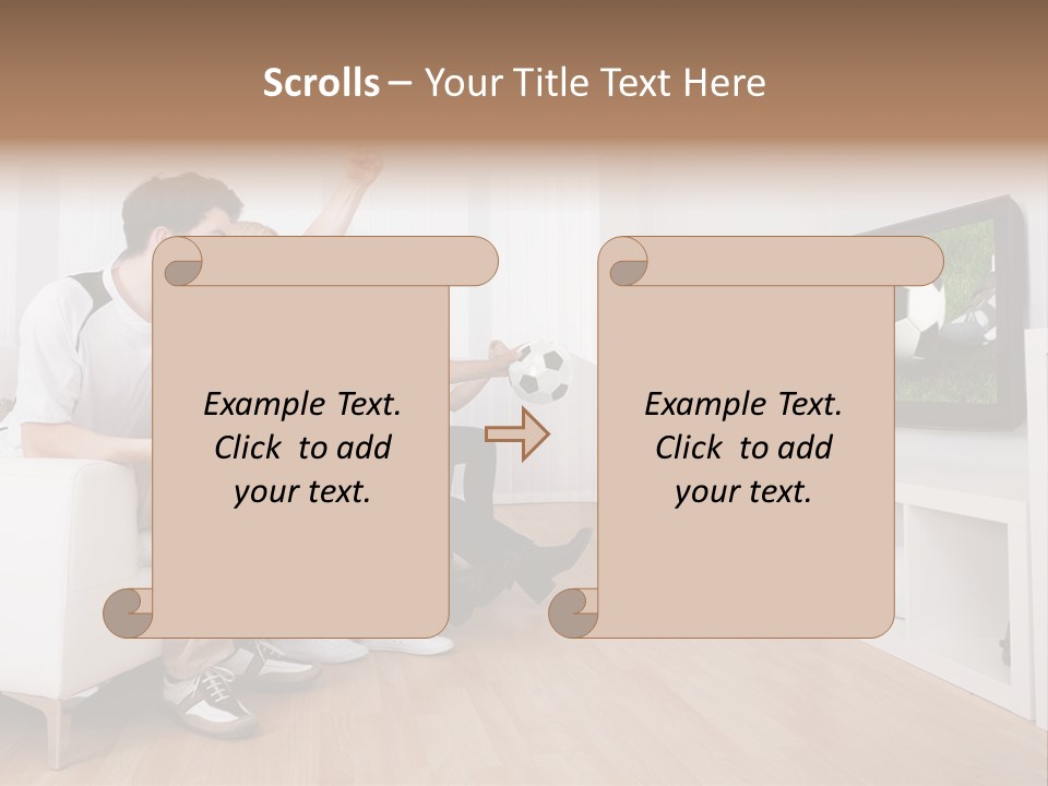 Mother Togetherness Couch PowerPoint Template