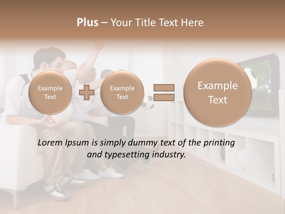 Mother Togetherness Couch PowerPoint Template