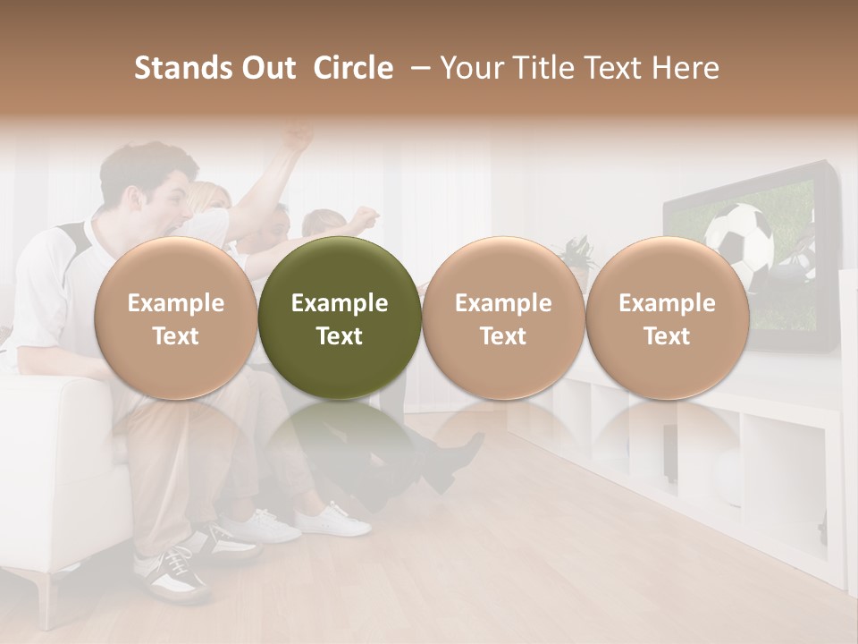 Mother Togetherness Couch PowerPoint Template